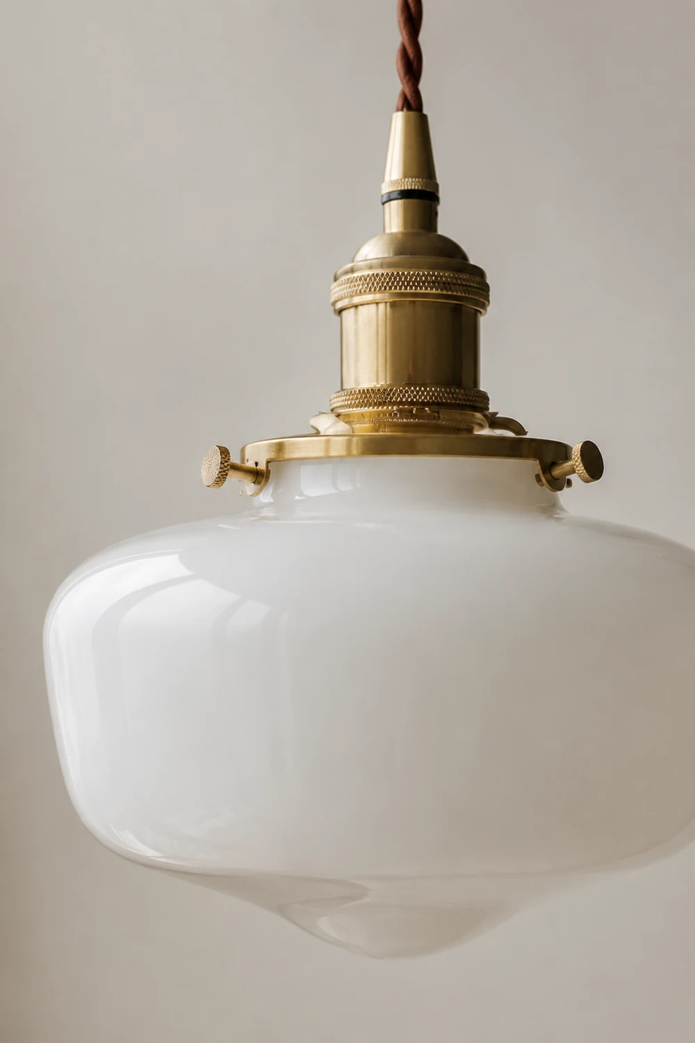 Retro Lantern Glass Pendant Hanging Light - Lumpaz