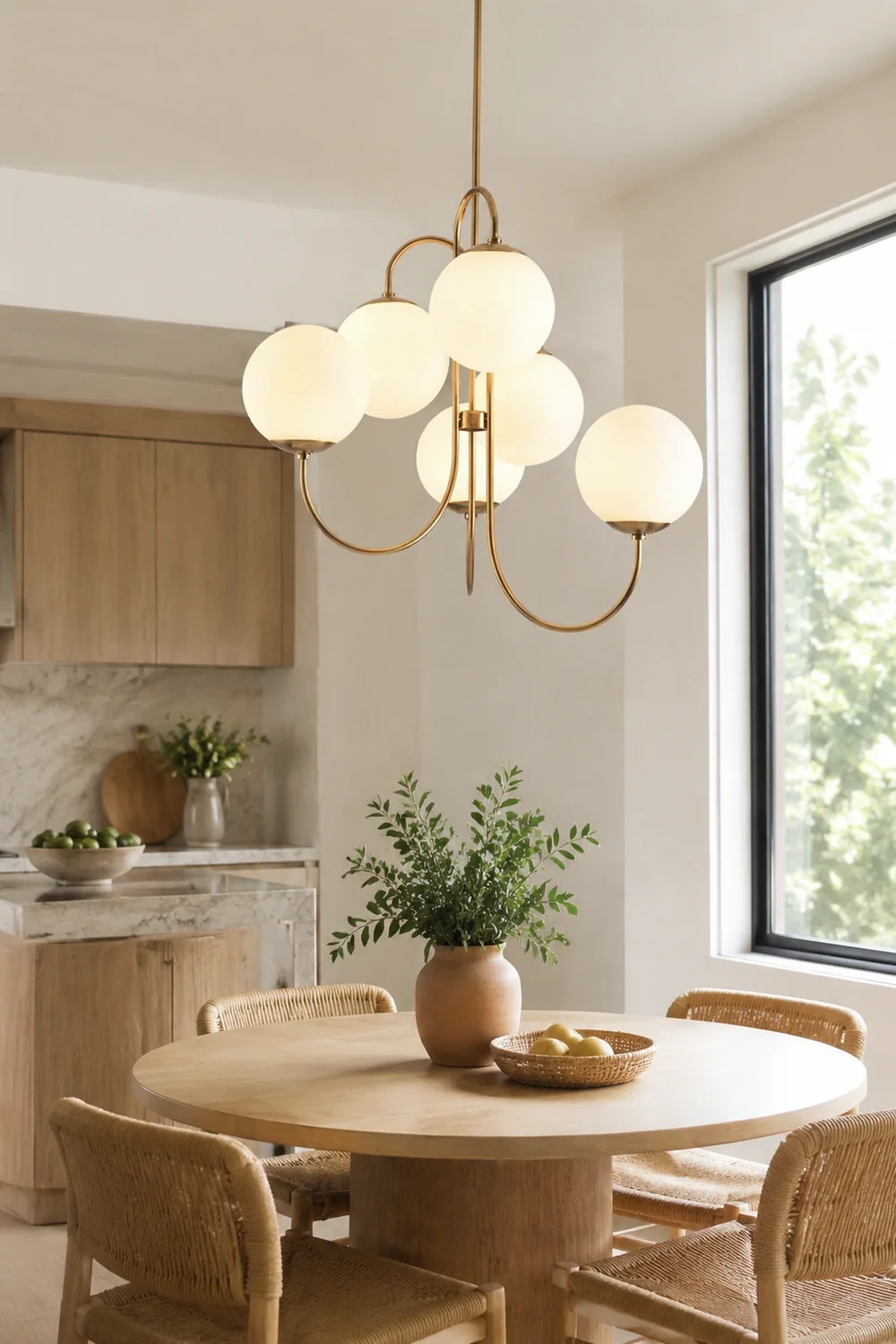 Metal Glass Vintage Chandelier - Lumpaz