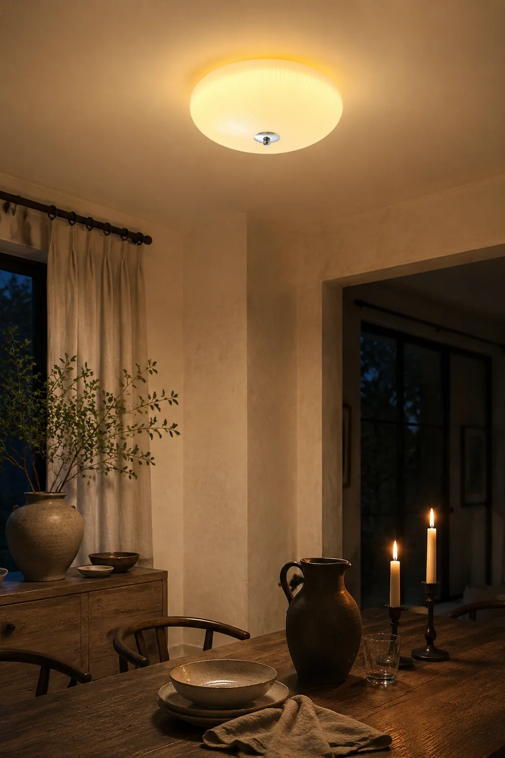 French Simple Glass Ceiling Lamps - Lumpaz