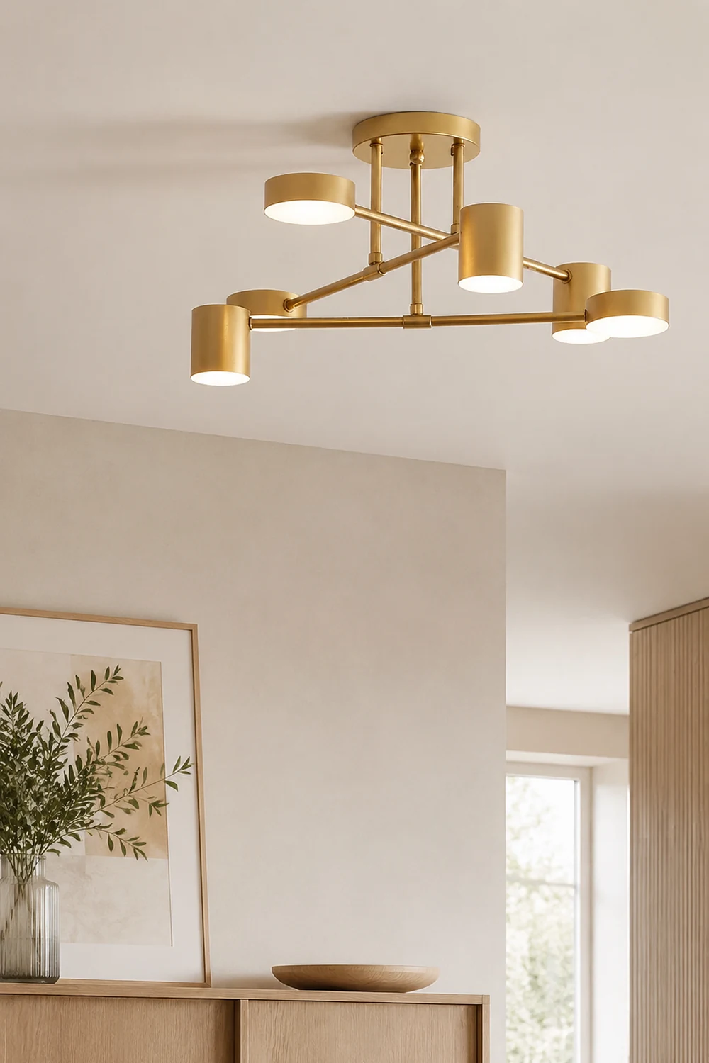 Metal Painted Finishes LED Ceiling Light Circle Design Flush Mount Lights - Lumpaz