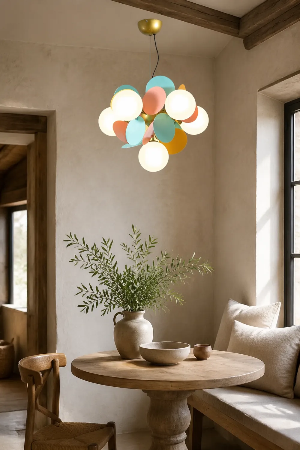 Modern Multicolored Flower-Branch Shaped Ceiling Chandelier Light - Lumpaz
