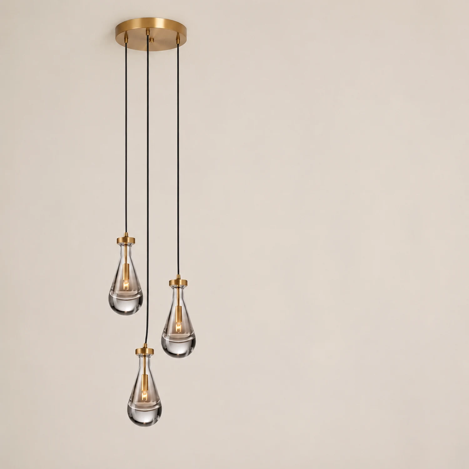 Modern Art Deco Raindrop Chandelier - Lumpaz