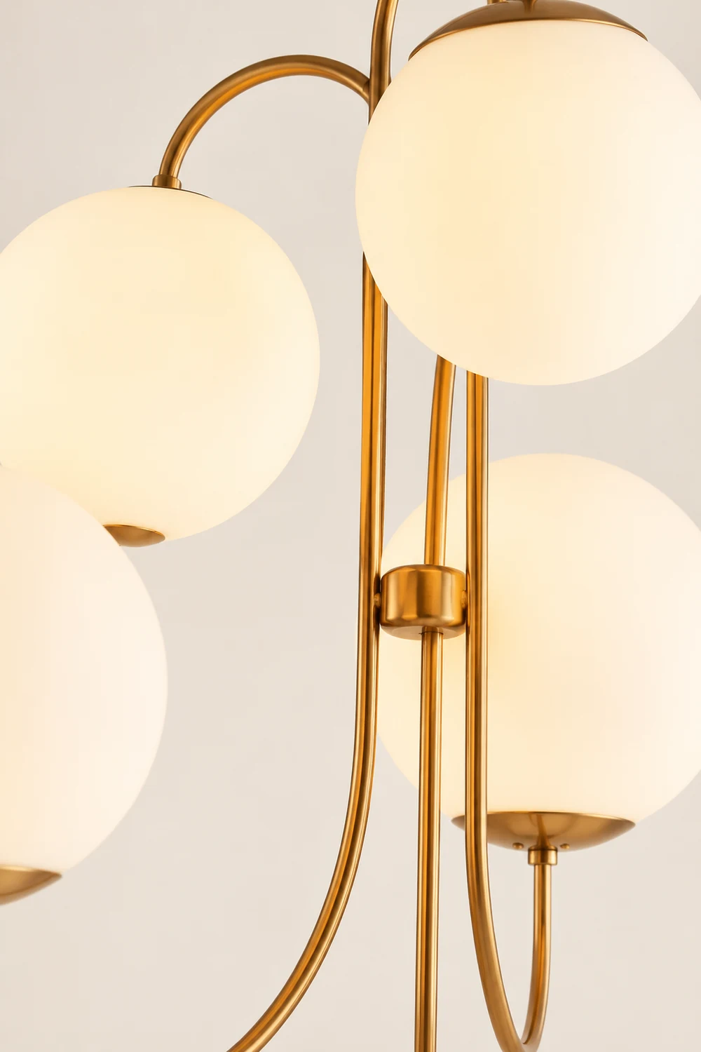 Metal Glass Vintage Chandelier - Lumpaz