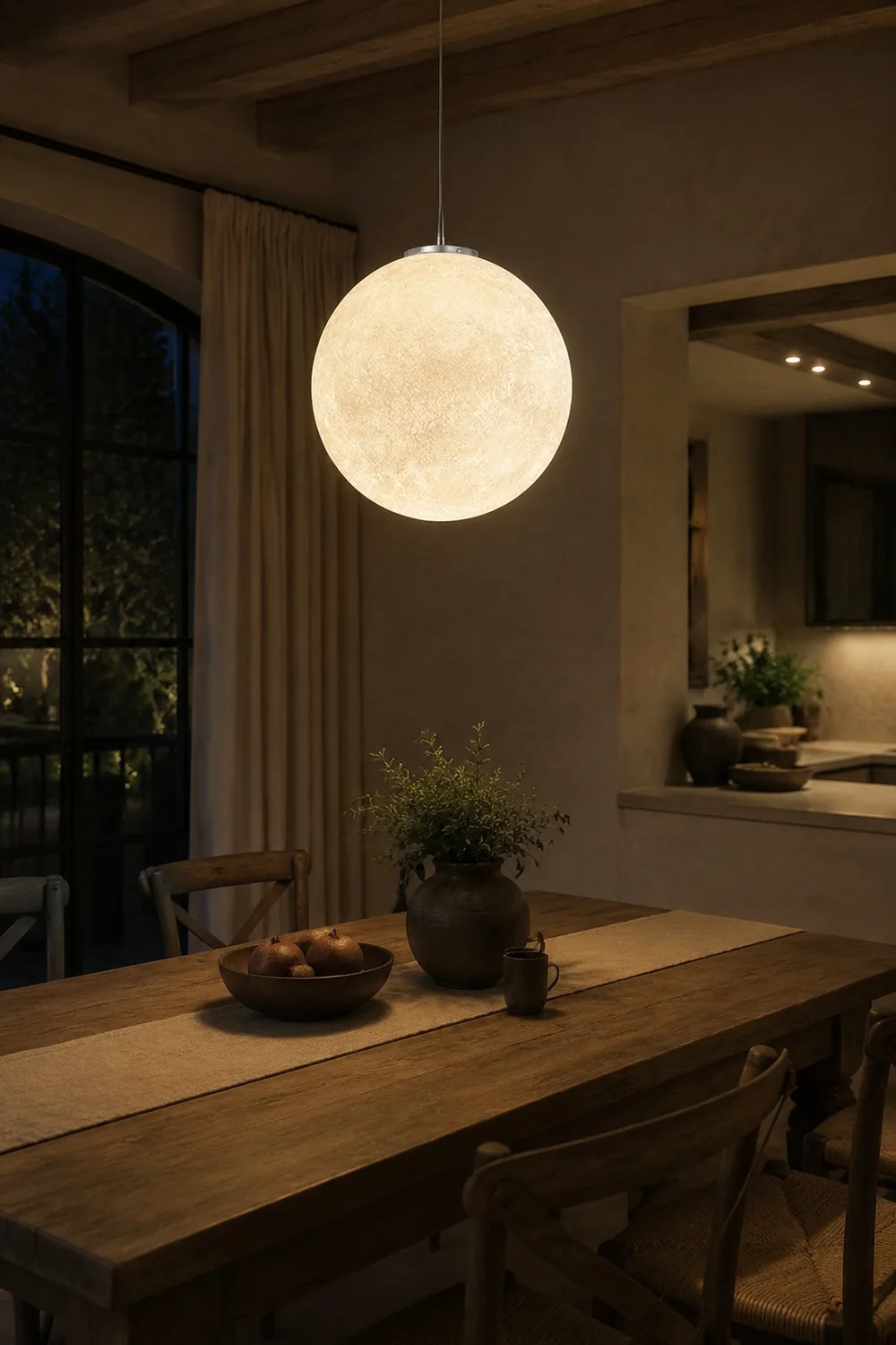 Creative Moon Pendant Light Ball Floor Lamp - Lumpaz