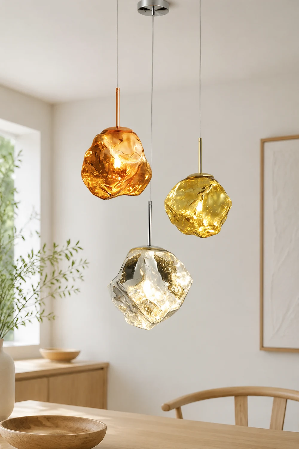 Creative Lava Glass Pendant Lamp - Lumpaz