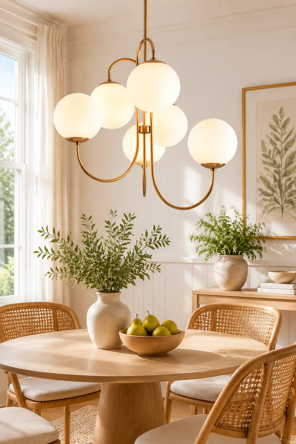 Metal Glass Vintage Chandelier - Lumpaz