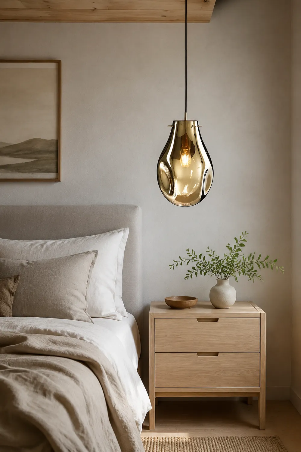 Handcrafted Irregular Shape Glass Pendant Lighting - Lumpaz