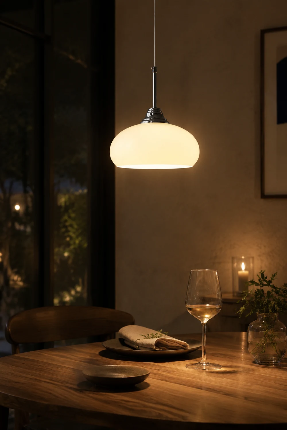 Nordic Bauhaus Small Glass Pendant Light - Lumpaz
