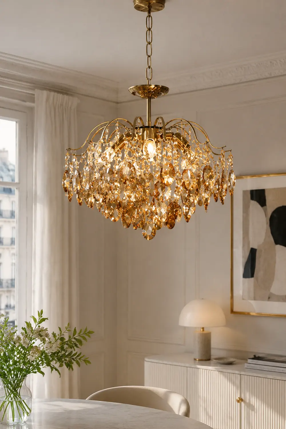 French Light luxury Romantic Crystal Chandelier - Lumpaz
