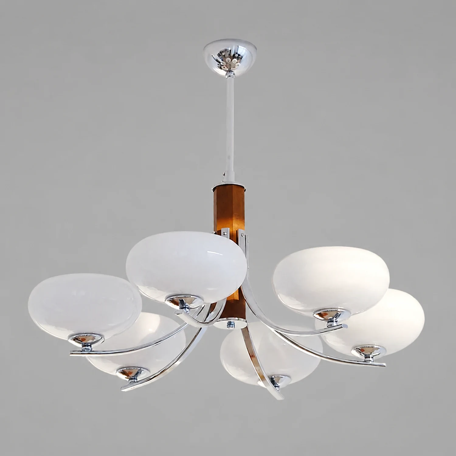 Medieval Bauhaus Solid Wood Chandelier - Lumpaz
