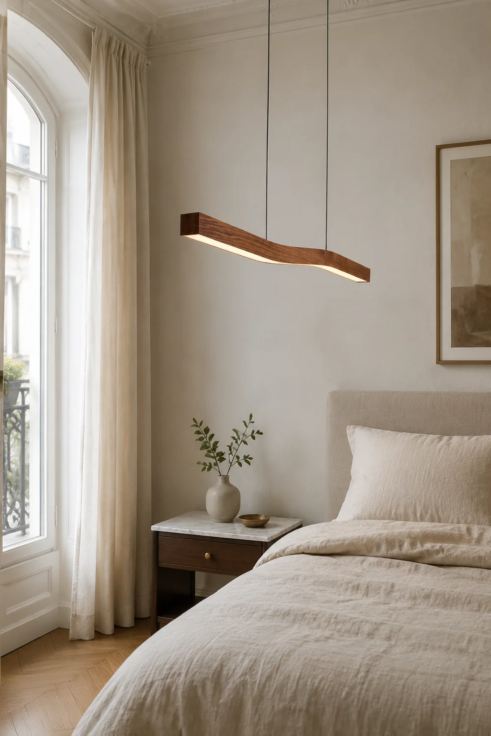 Modern LED Linear Pendant Light - Lumpaz