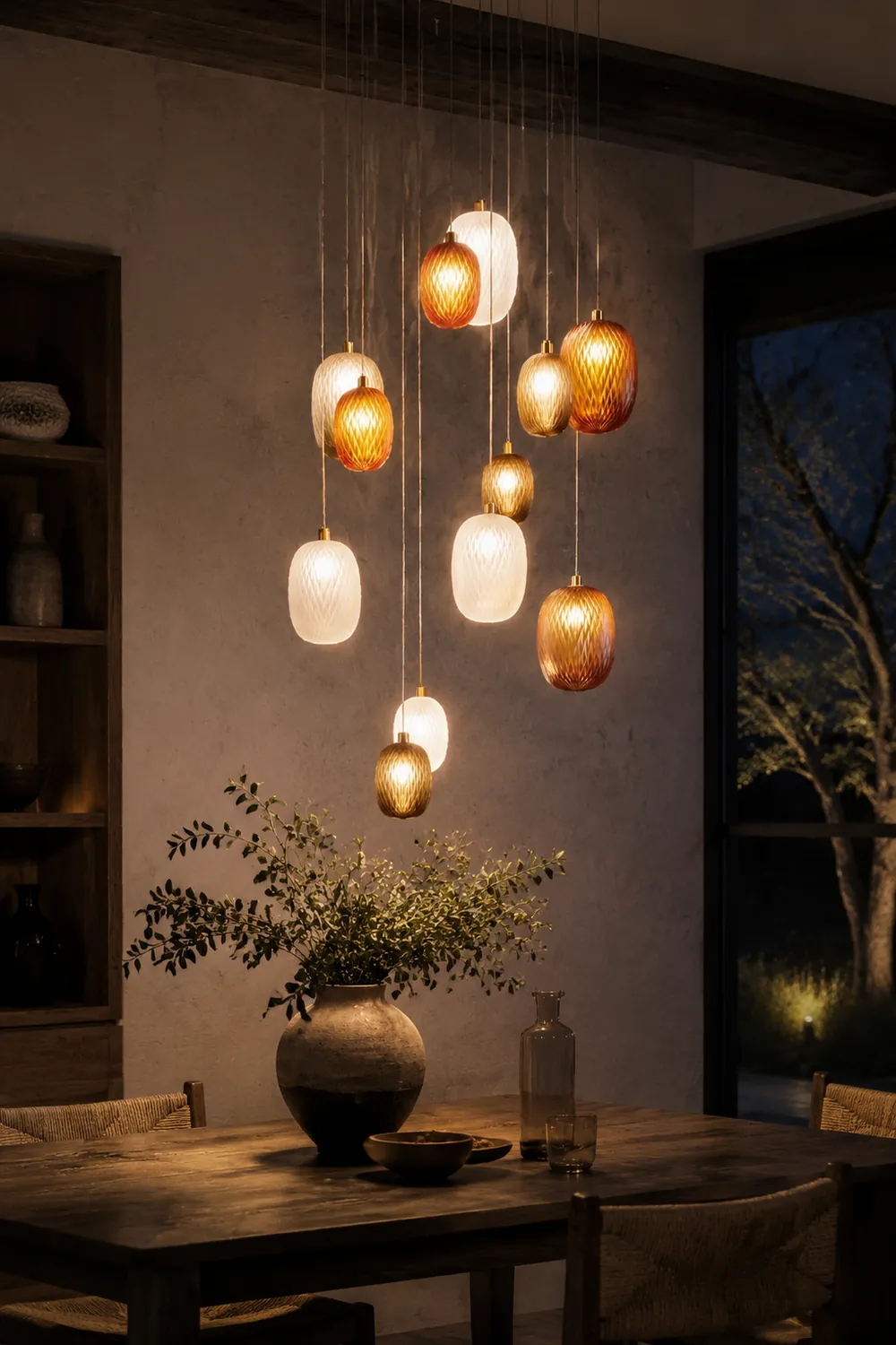 Design Stained Glass Ball Pendant Light - Lumpaz