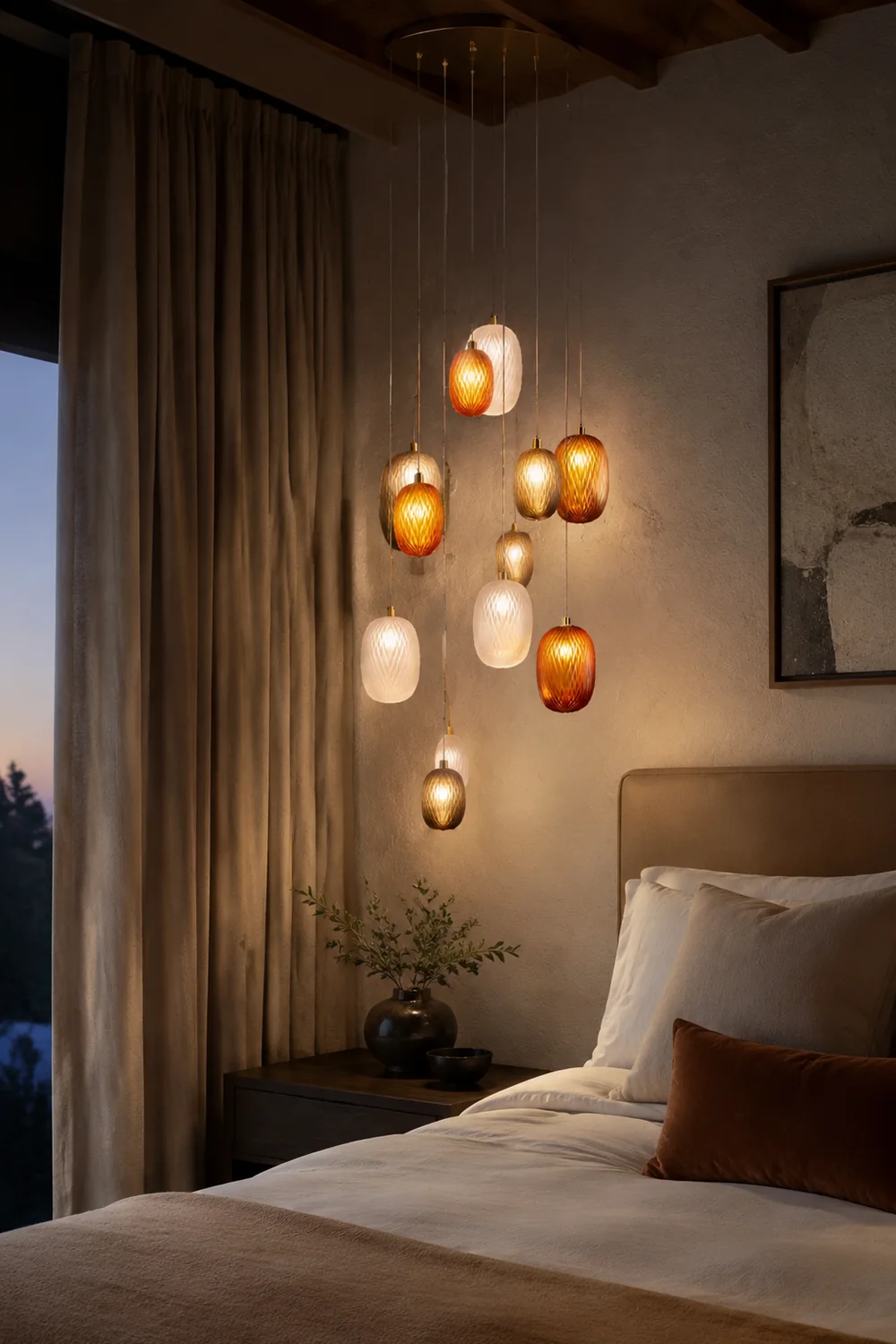 Design Stained Glass Ball Pendant Light - Lumpaz