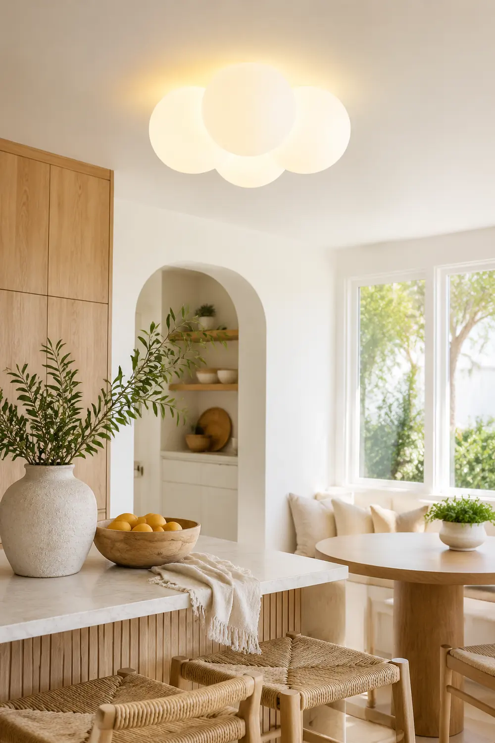 Modern White Cloud Bubbles Ceiling Light - Lumpaz