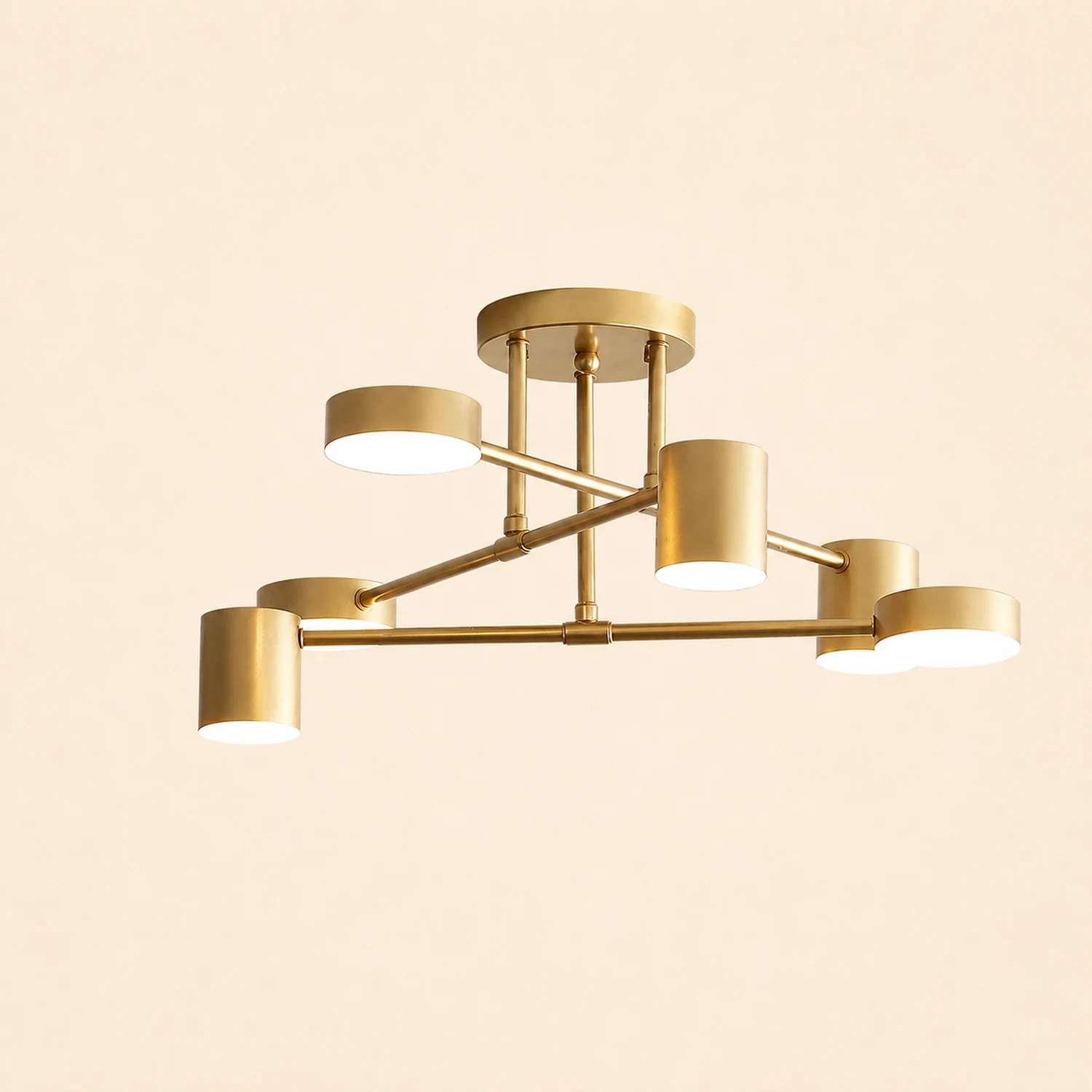 Metal Painted Finishes LED Ceiling Light Circle Design Flush Mount Lights - Lumpaz