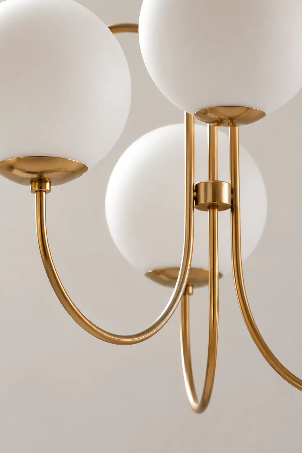 Metal Glass Vintage Chandelier - Lumpaz