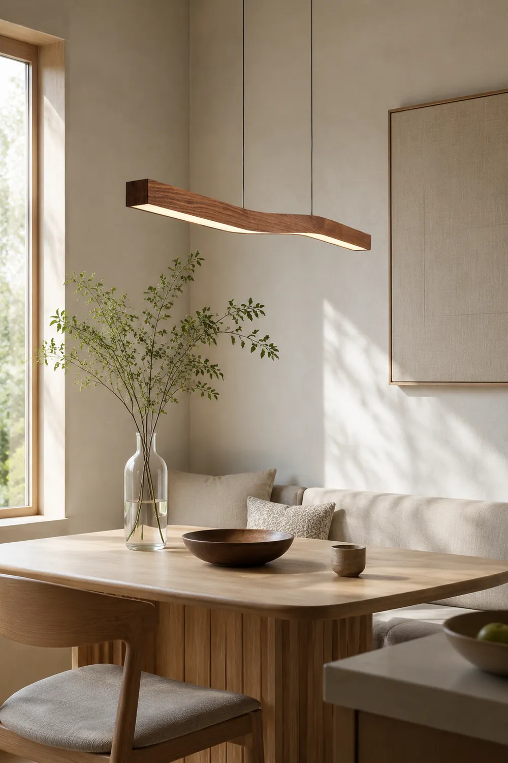 Modern LED Linear Pendant Light - Lumpaz