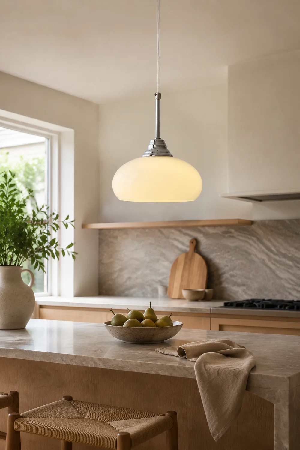 Nordic Bauhaus Small Glass Pendant Light - Lumpaz
