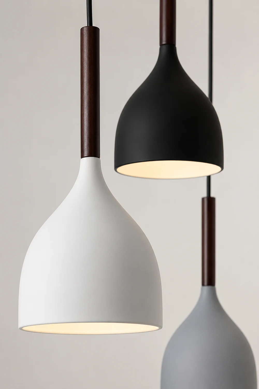 Modern Metal Triple Pendant Lights - Lumpaz