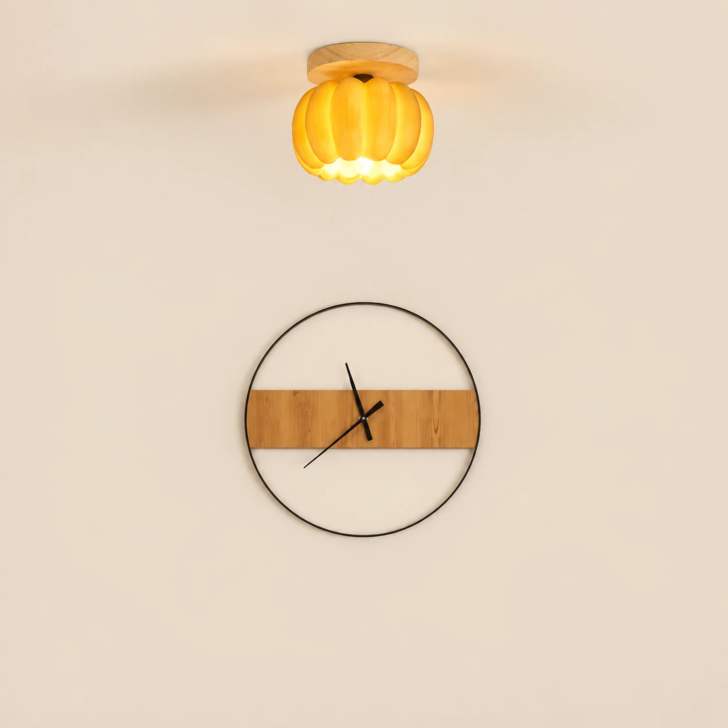 Yellow Pumpkin Ceiling Light - Lumpaz