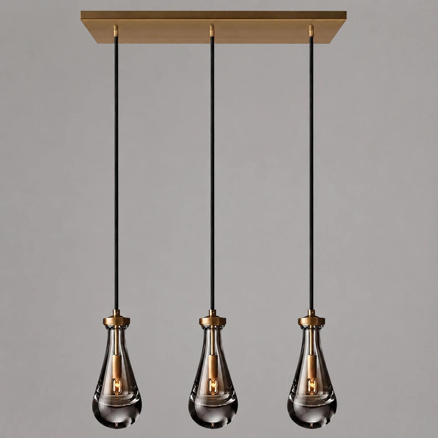 Modern Art Deco Raindrop Chandelier - Lumpaz
