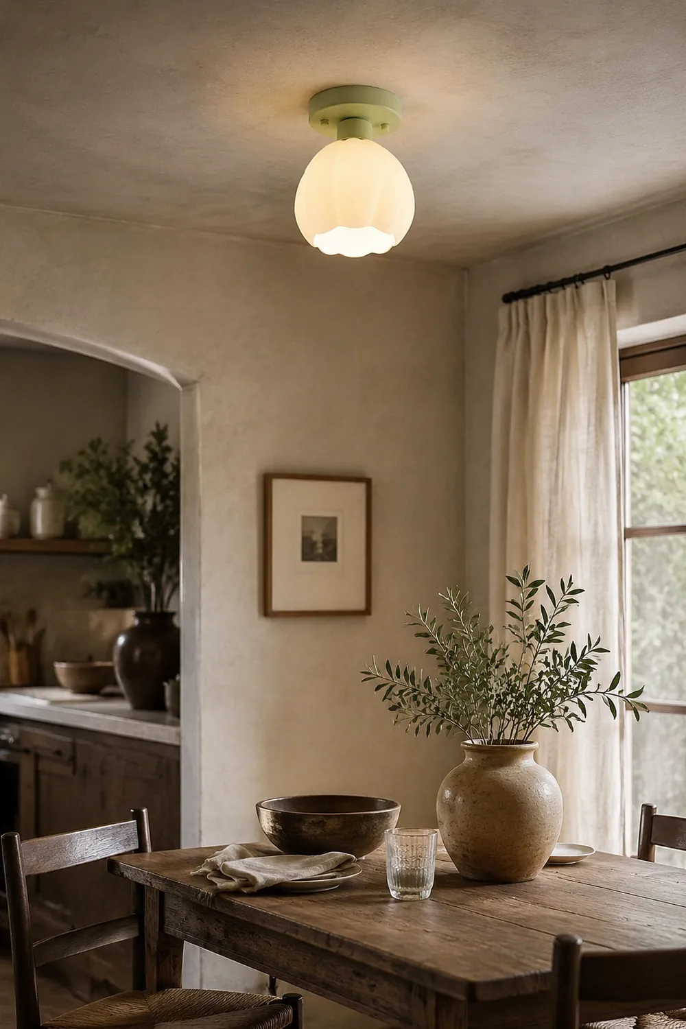 Cream Pumpkin Creative Corridor Aisle Ceiling Light - Lumpaz