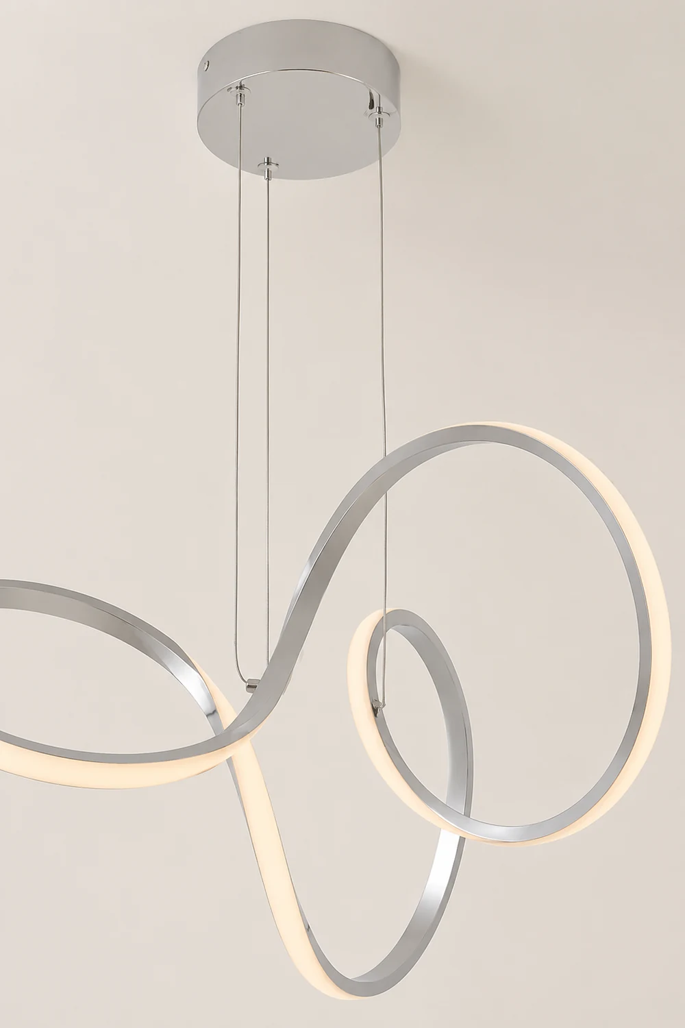 Nordic Minimalism Swirl Integrated Ceilng Light - Lumpaz
