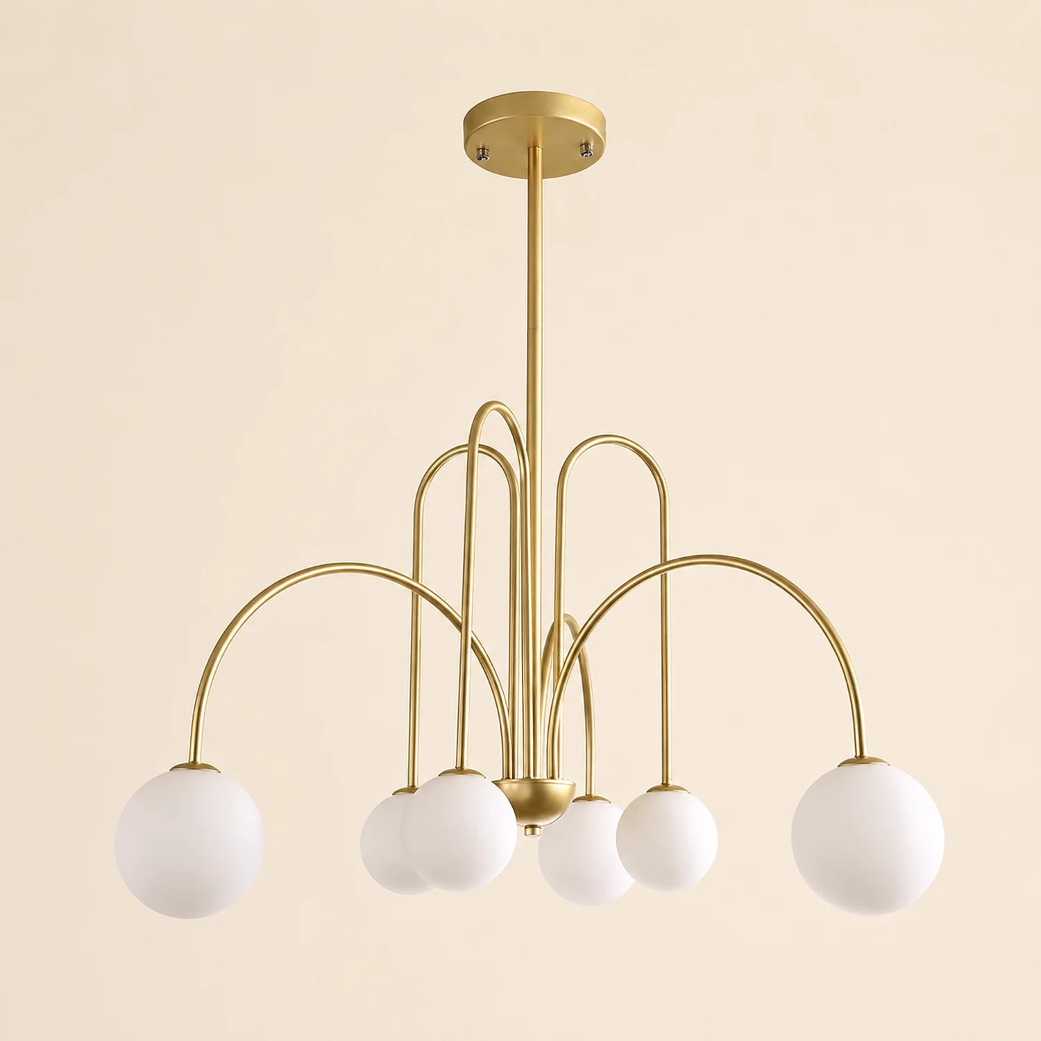 Art Deco Glass Ball Chandelier - Lumpaz
