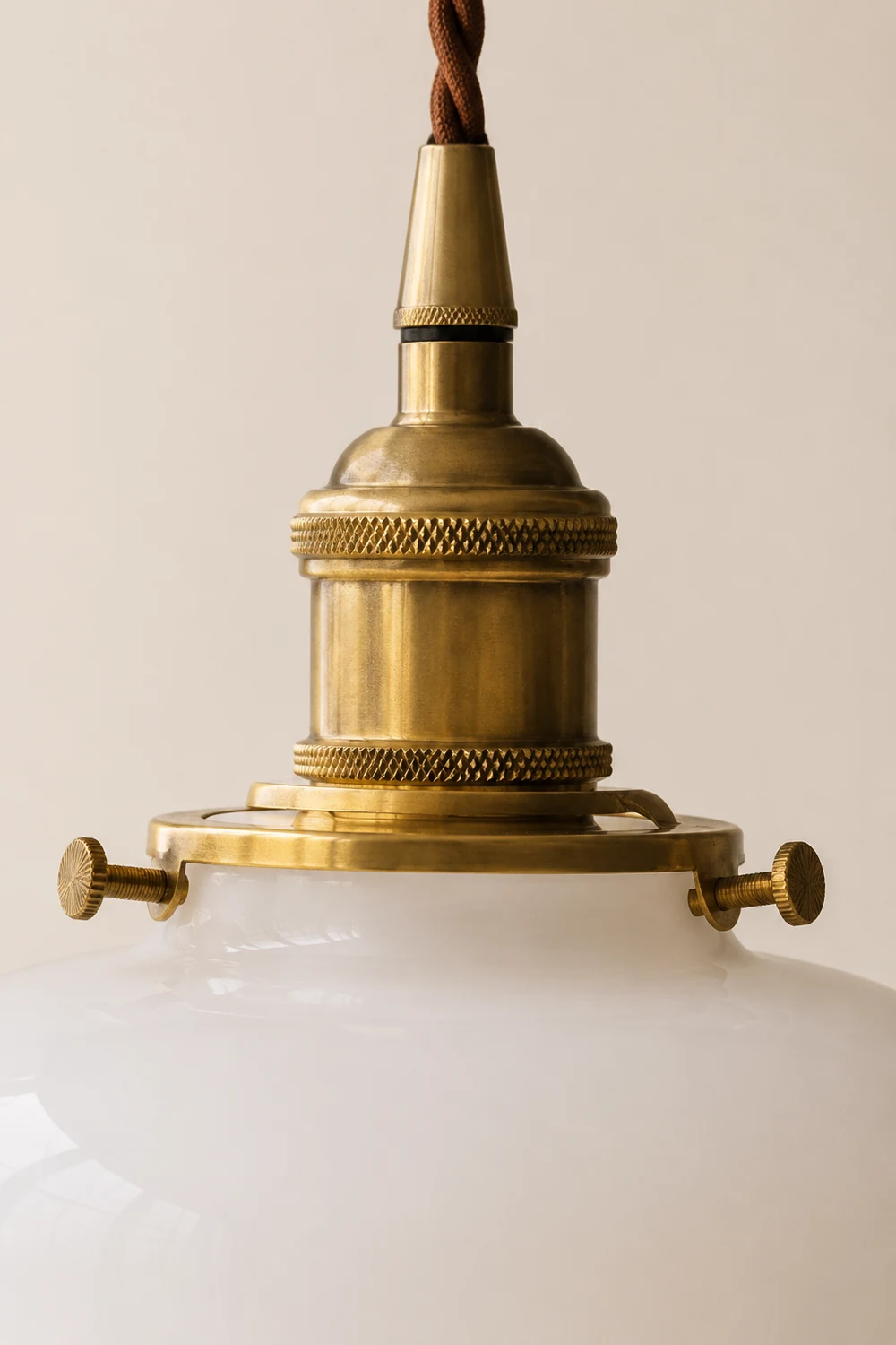 Retro Lantern Glass Pendant Hanging Light - Lumpaz