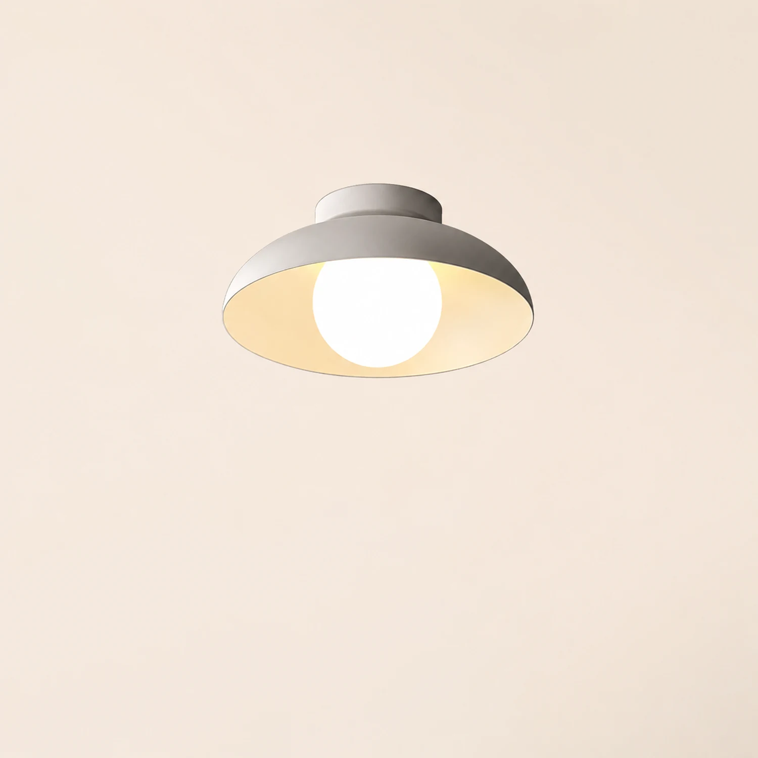 Contemporary Metal Semi Flush Ceiling Light for Hallway - Lumpaz