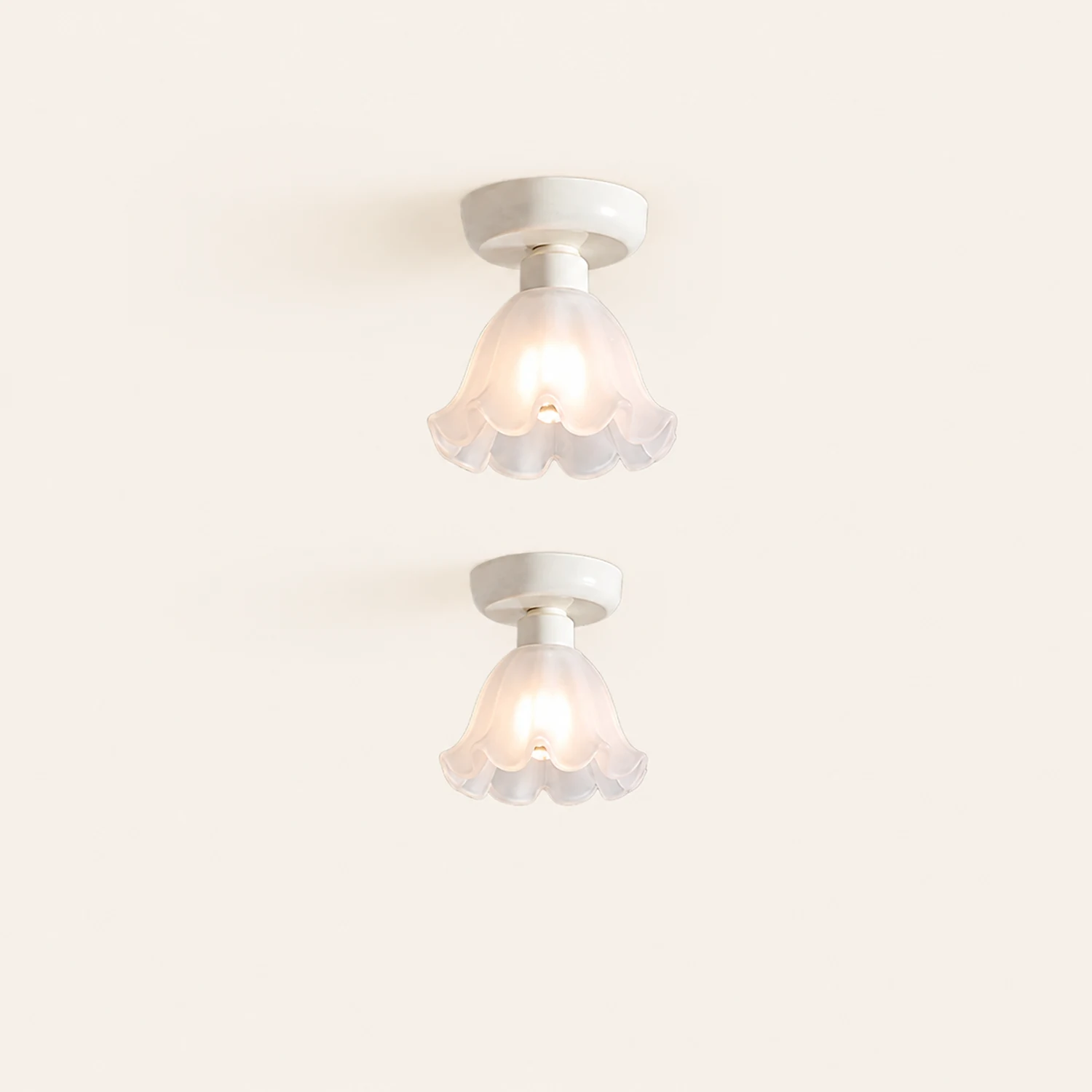 Cream Pumpkin Creative Corridor Aisle Ceiling Light - Lumpaz