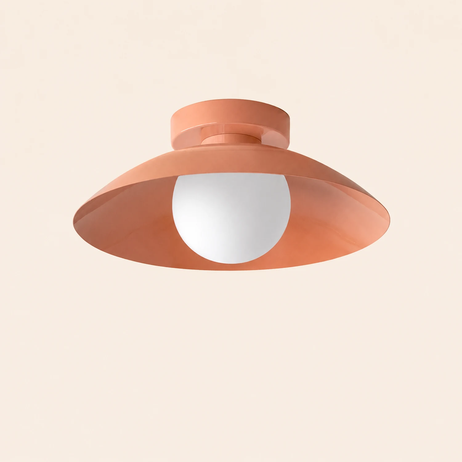 Simple Round Metal Flush Mount Ceiling Light For Kitchen - Lumpaz