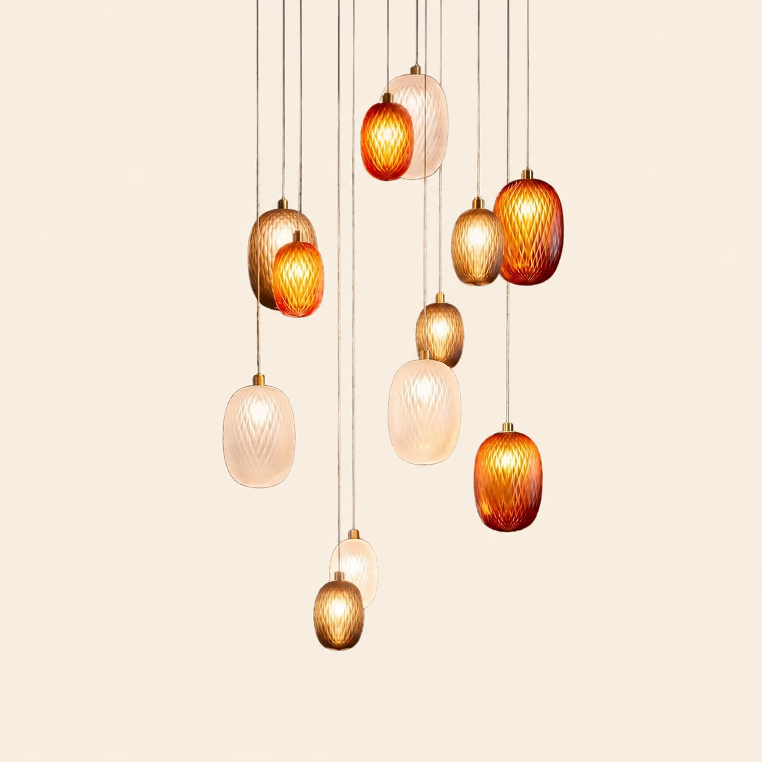 Design Stained Glass Ball Pendant Light - Lumpaz