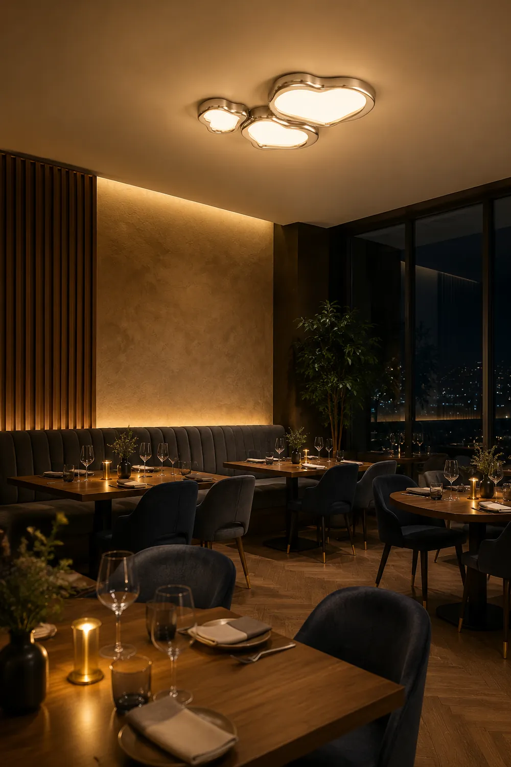 Modern Acrylic Led Ceiling Lamp - Lumpaz