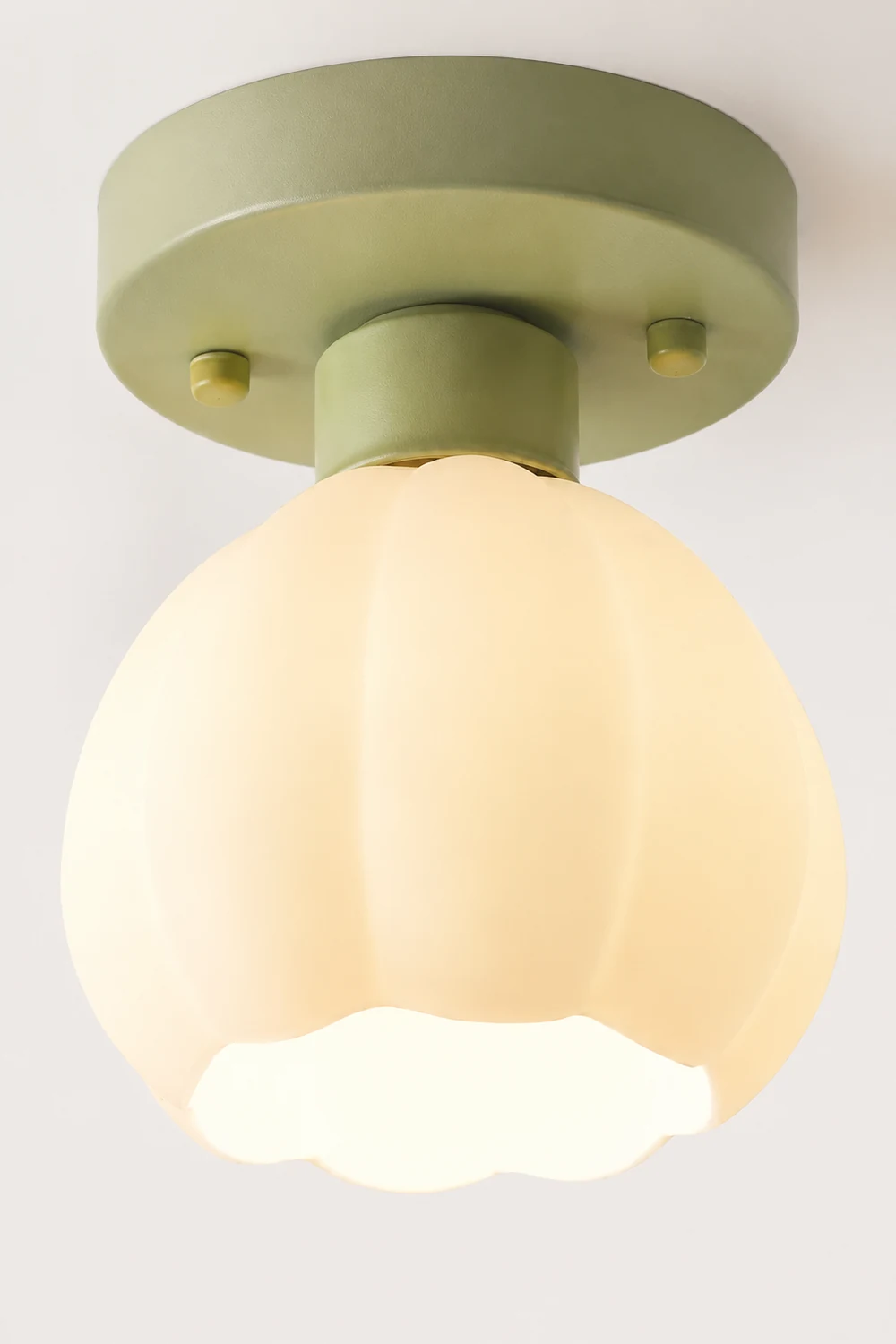Cream Pumpkin Creative Corridor Aisle Ceiling Light - Lumpaz