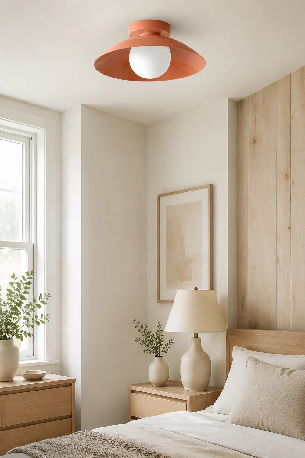 Simple Round Metal Flush Mount Ceiling Light For Kitchen - Lumpaz