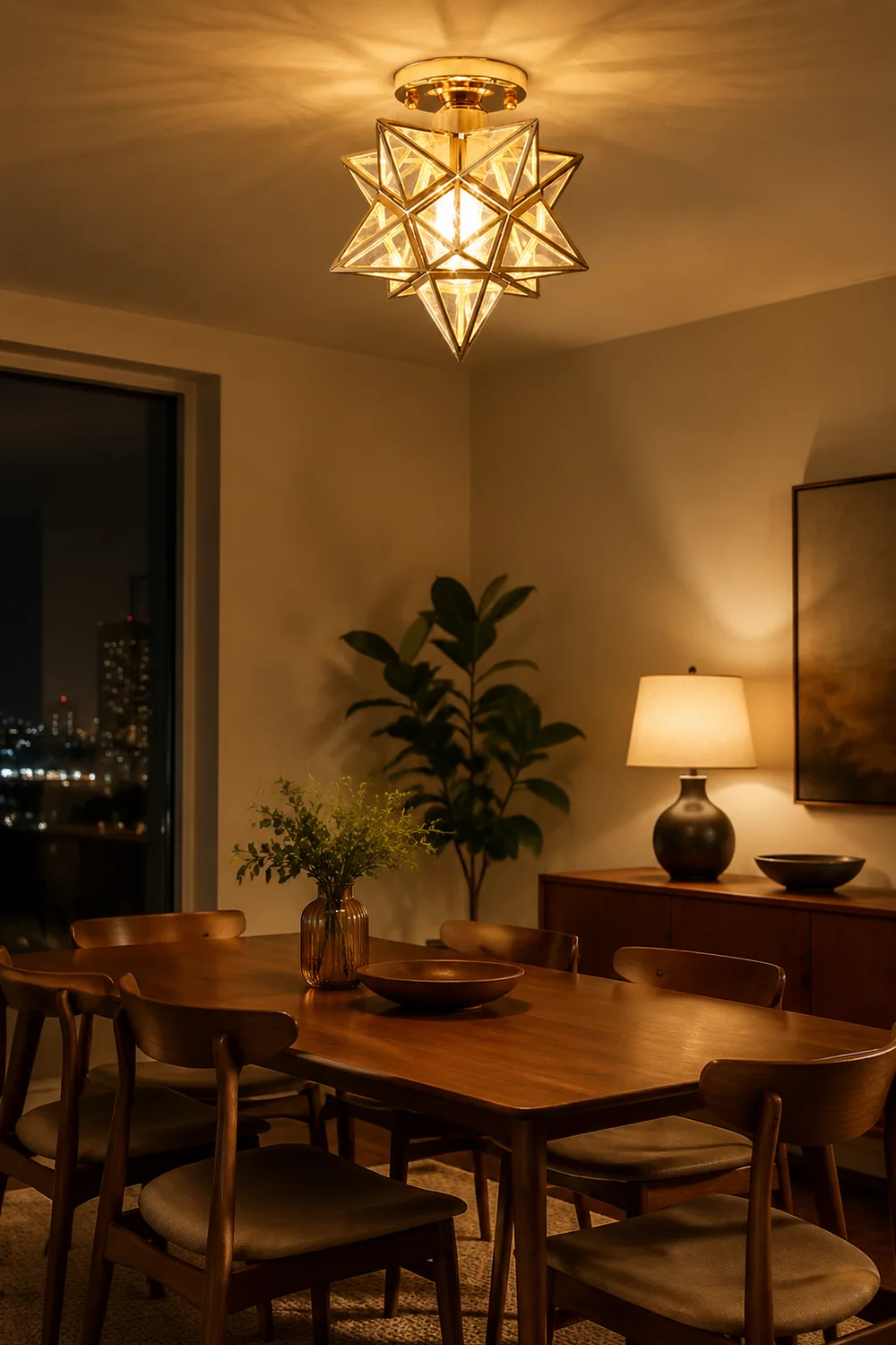 Creative Metal Star Ceiling Light - Lumpaz