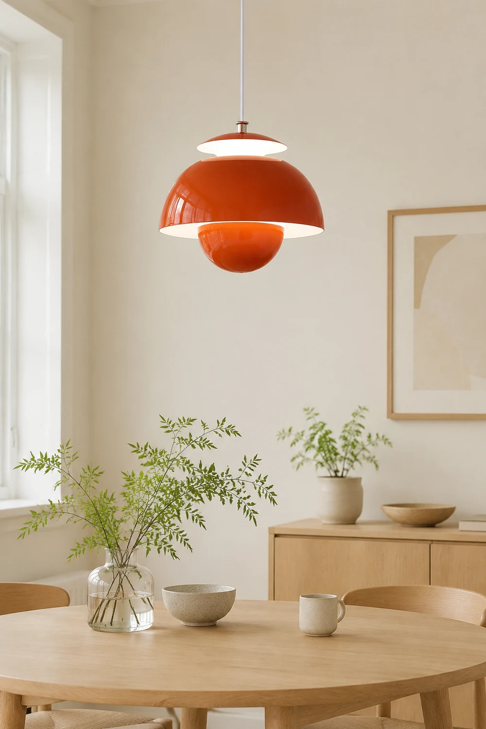 Nordic Mushroom Ceiling Pendant Light - Lumpaz