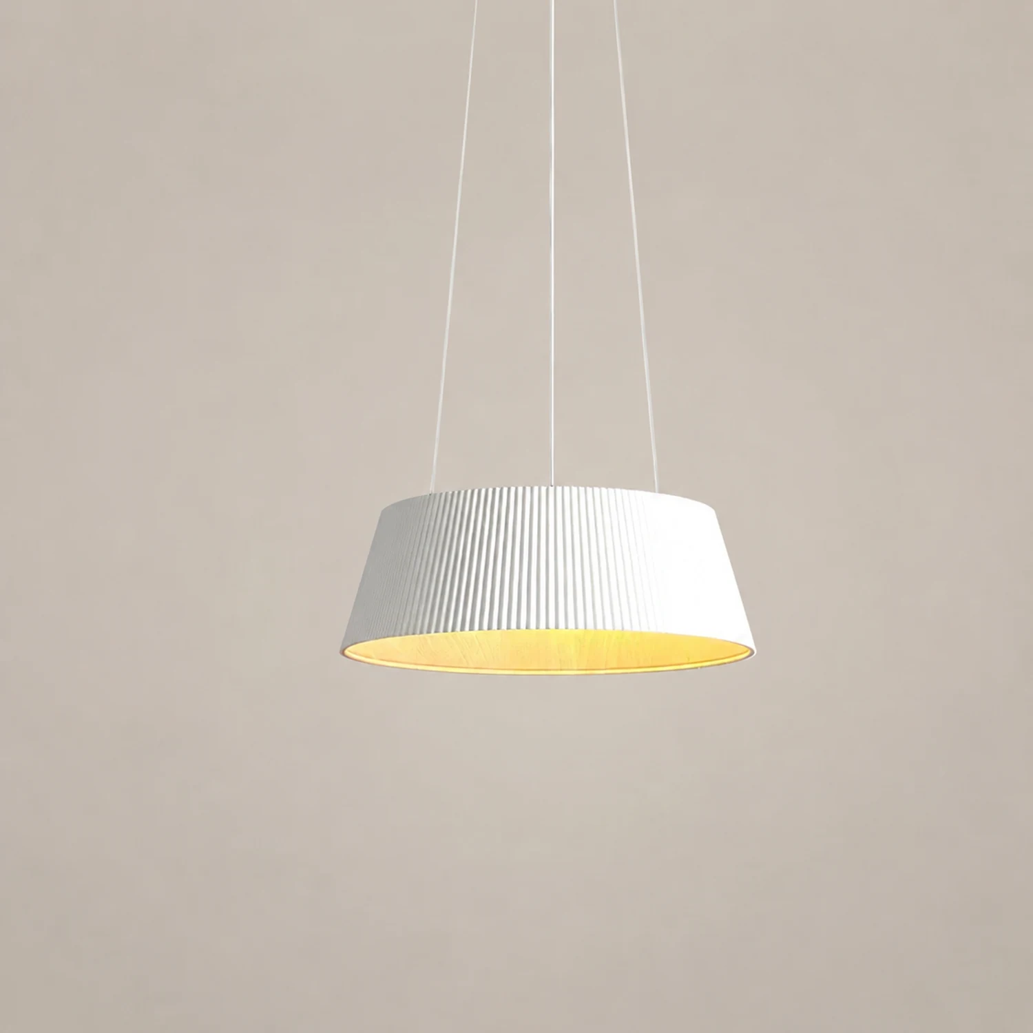 Modern Ribbed LED Pendant Light For Kitchen Island - Lumpaz