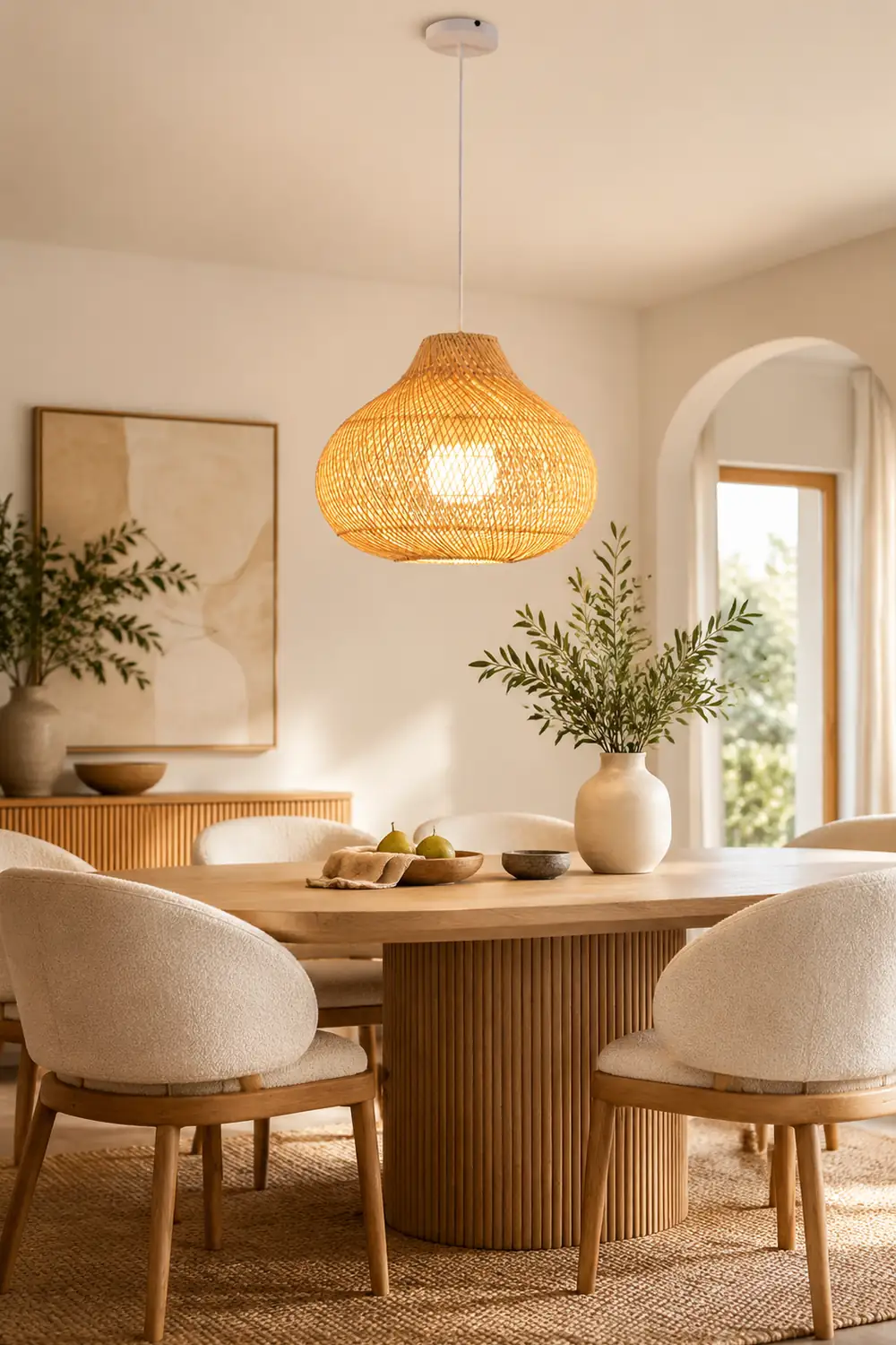 Boho Natural handmade Island Pendant Light - Lumpaz