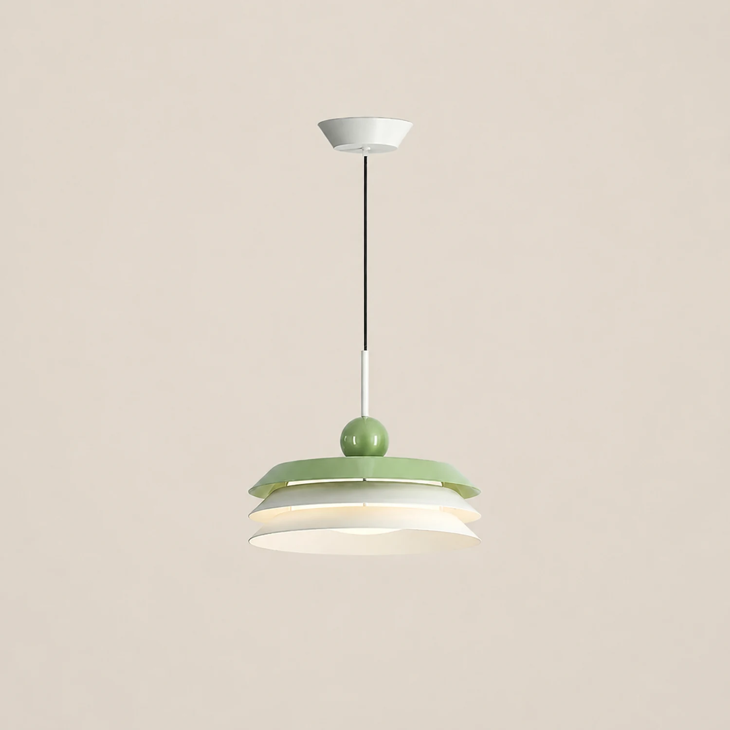 Modern Morandi Layered Metal Hanging Lights - Lumpaz