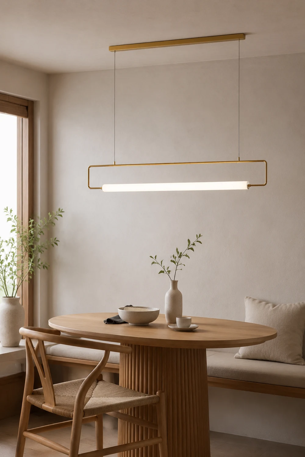 Edge Pendelleuchte, 2-farbig 100cm - Lumpaz
