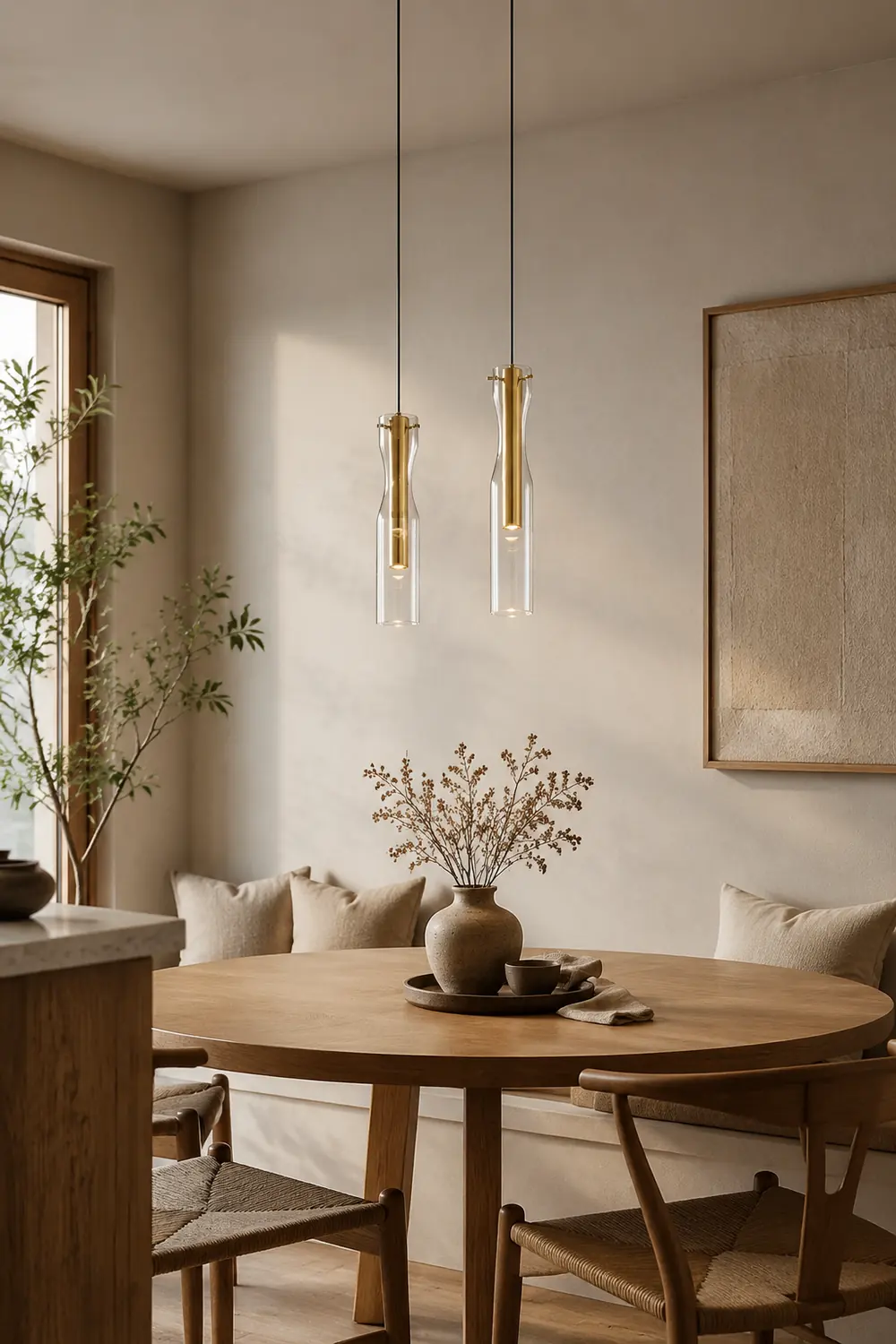 Kitchen Island Glass Pendants Lamp - Lumpaz