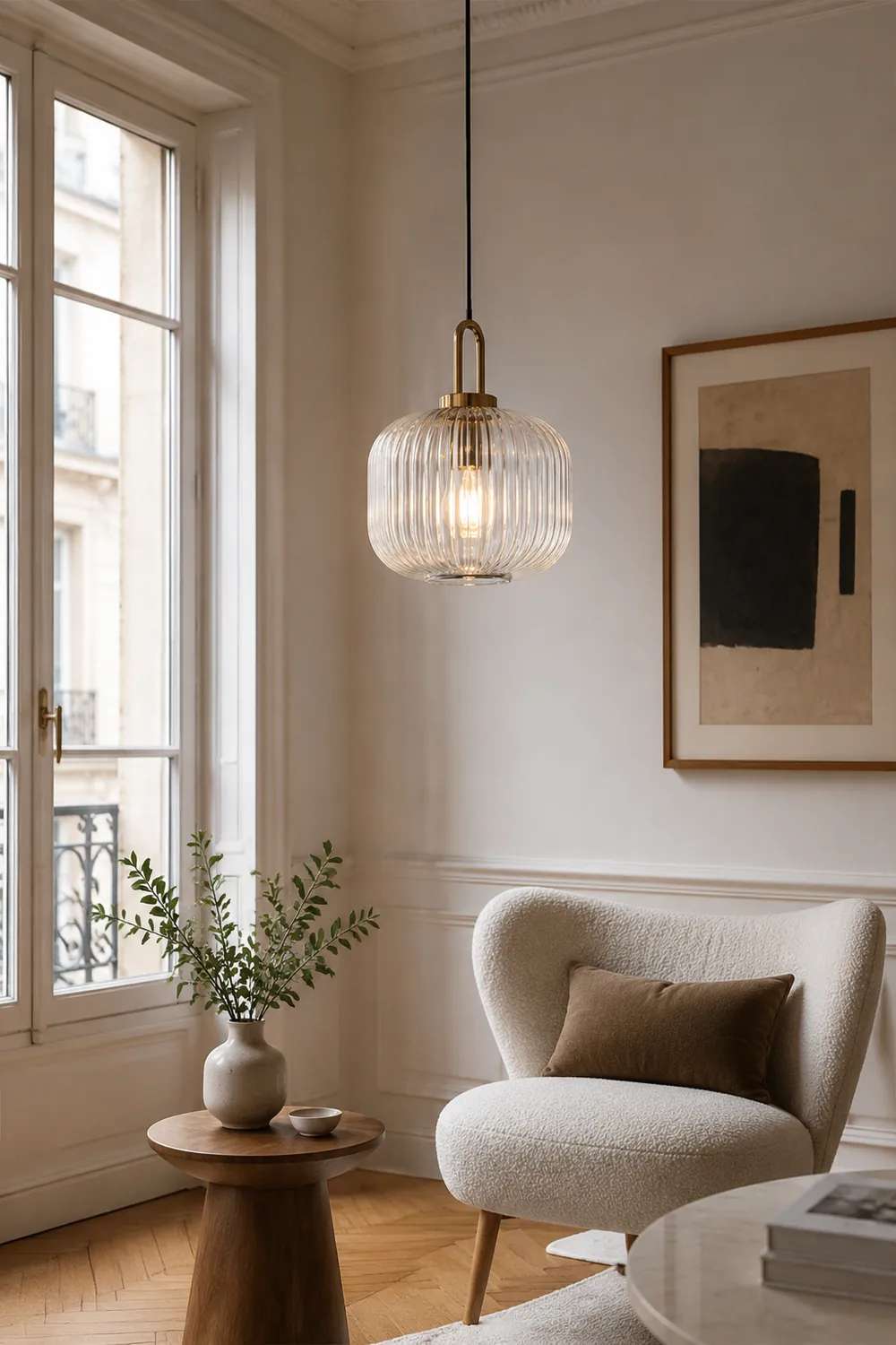 Design Pumpkin Shape Glass Pendant Light - Lumpaz