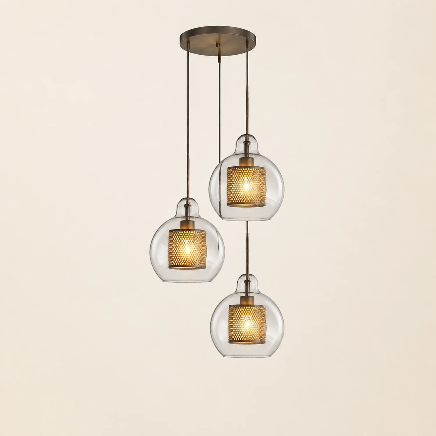 Modern Decor Chiswick Glass Pendant Light - Lumpaz