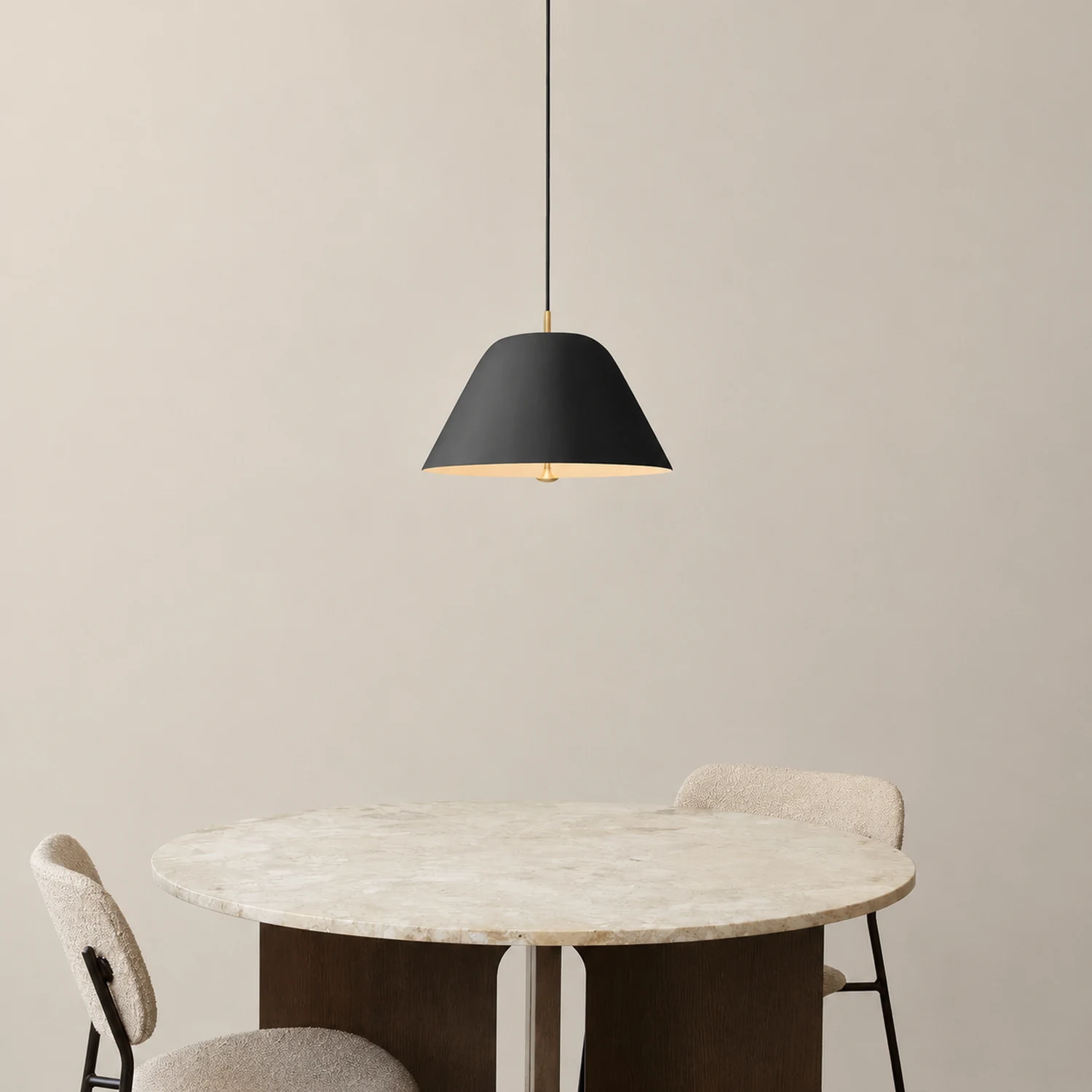 Modern Metal Living Room Cone Pendant Light - Lumpaz