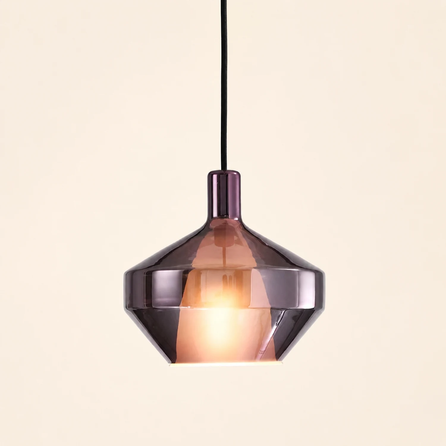 Modern Multicolored Glass Pendant Lamp for Dining - Lumpaz