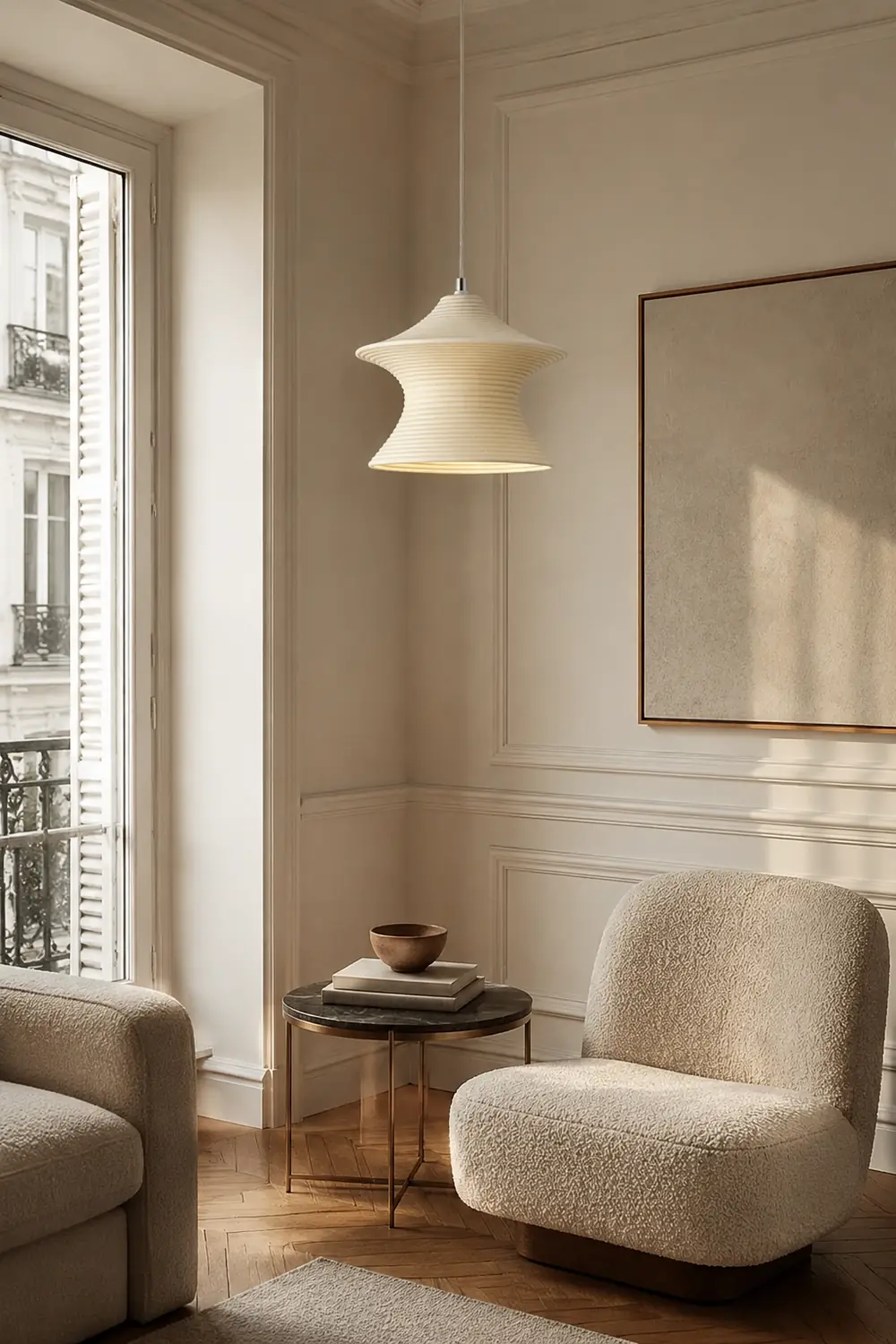 Wabi-Sabi Style Minimalist Nordic Art Pendant Lamp - Lumpaz