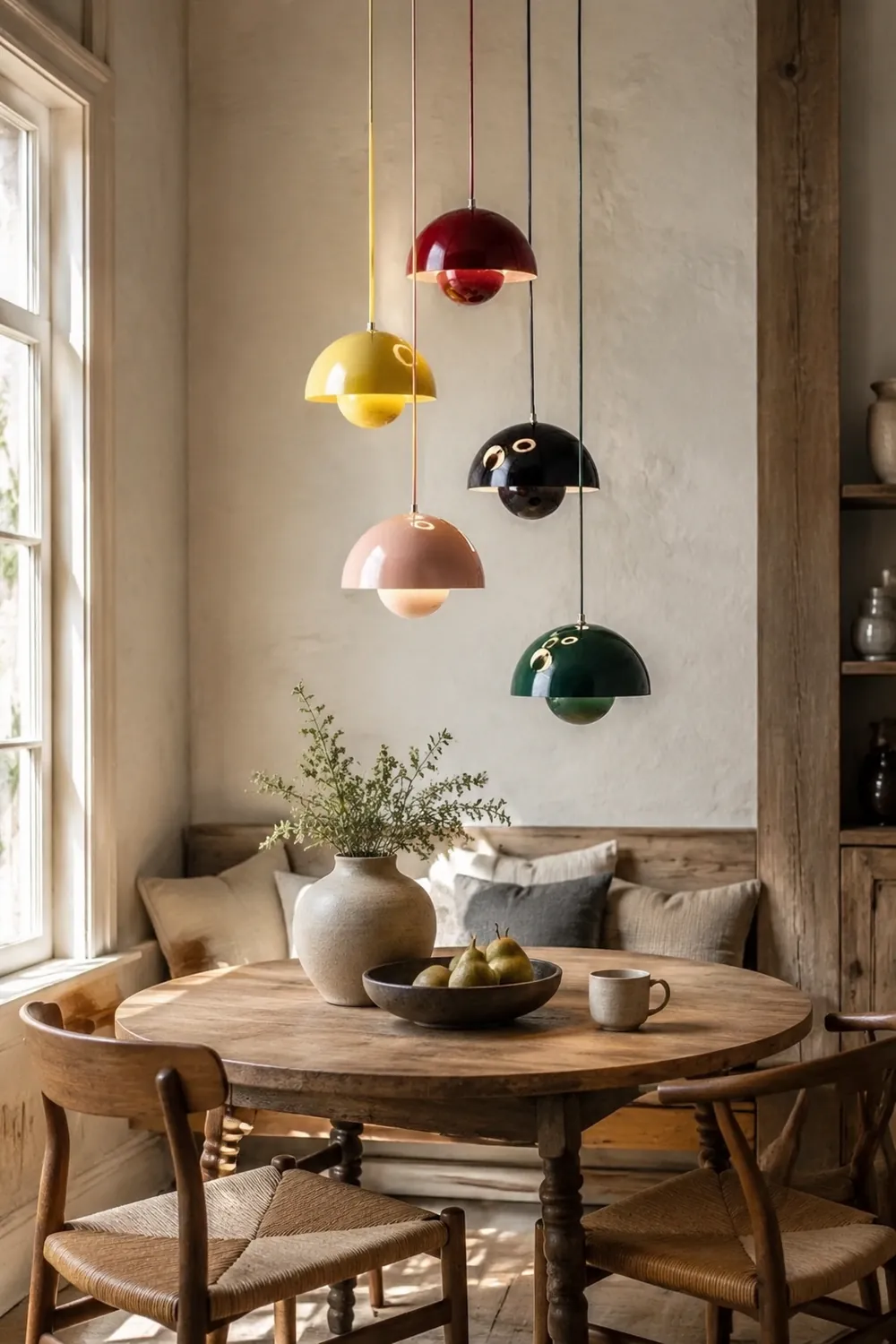 Multiple Colour Mushroom Shape Kitchen Pendant Light - Lumpaz