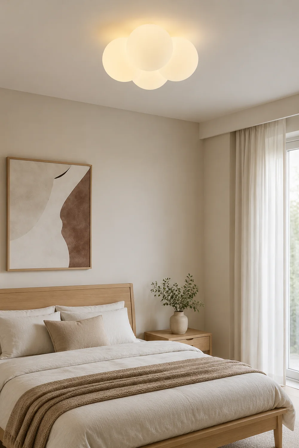 Modern White Cloud Bubbles Ceiling Light - Lumpaz
